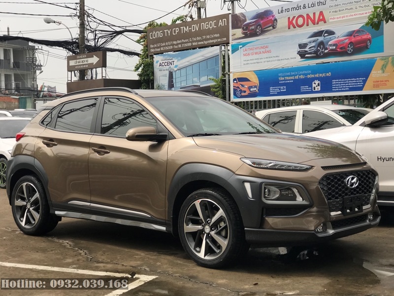 Hyundai Kona 2021 màu Vàng cát